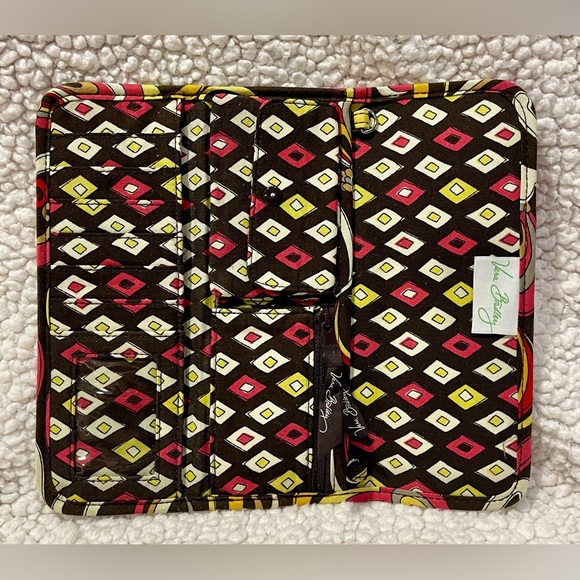 Vera Bradley Tri-Fold Wallet in the retired Puccini pattern - Picture 3 of 5